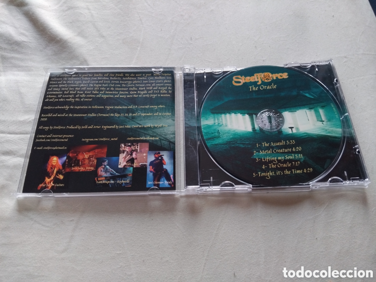CDs de m&uacute;sica: STEEL FORCE ( THE ORACLE) CD - Foto 2