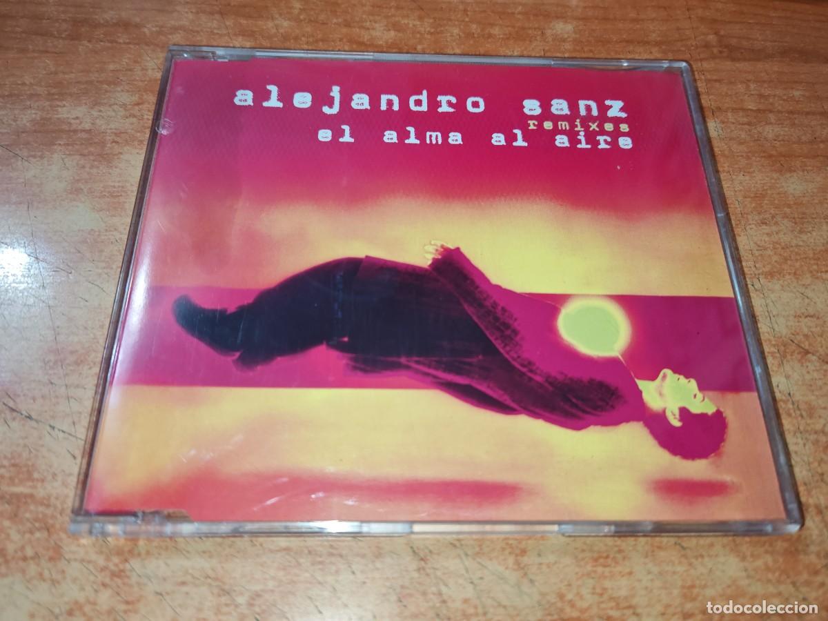 CDs de m&uacute;sica: ALEJANDRO SANZ El Alma al aire REMIXES CD SINGLE PROMOCIONAL - CAJA PLASTICO MUY RARO
