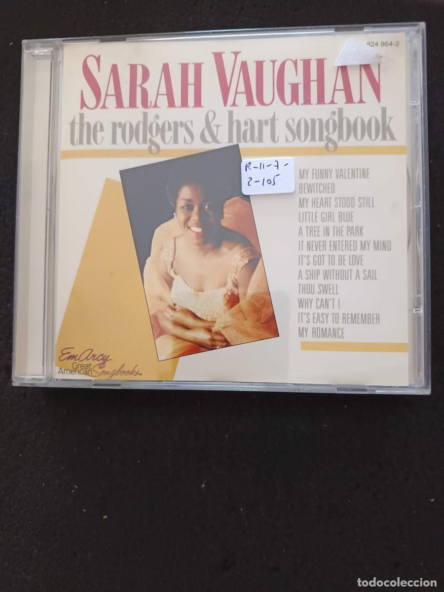 Music CDs: SARAH VAUGHAN. THE RODGERS & HART SONGBOOK
