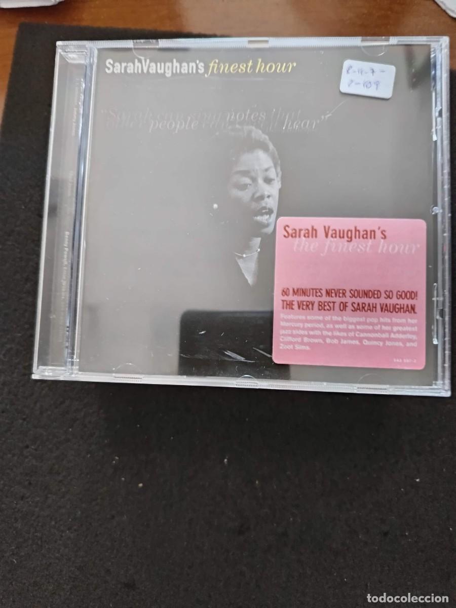 CDs de m&uacute;sica: SARAH VAUGHAN'S FINEST HOUR