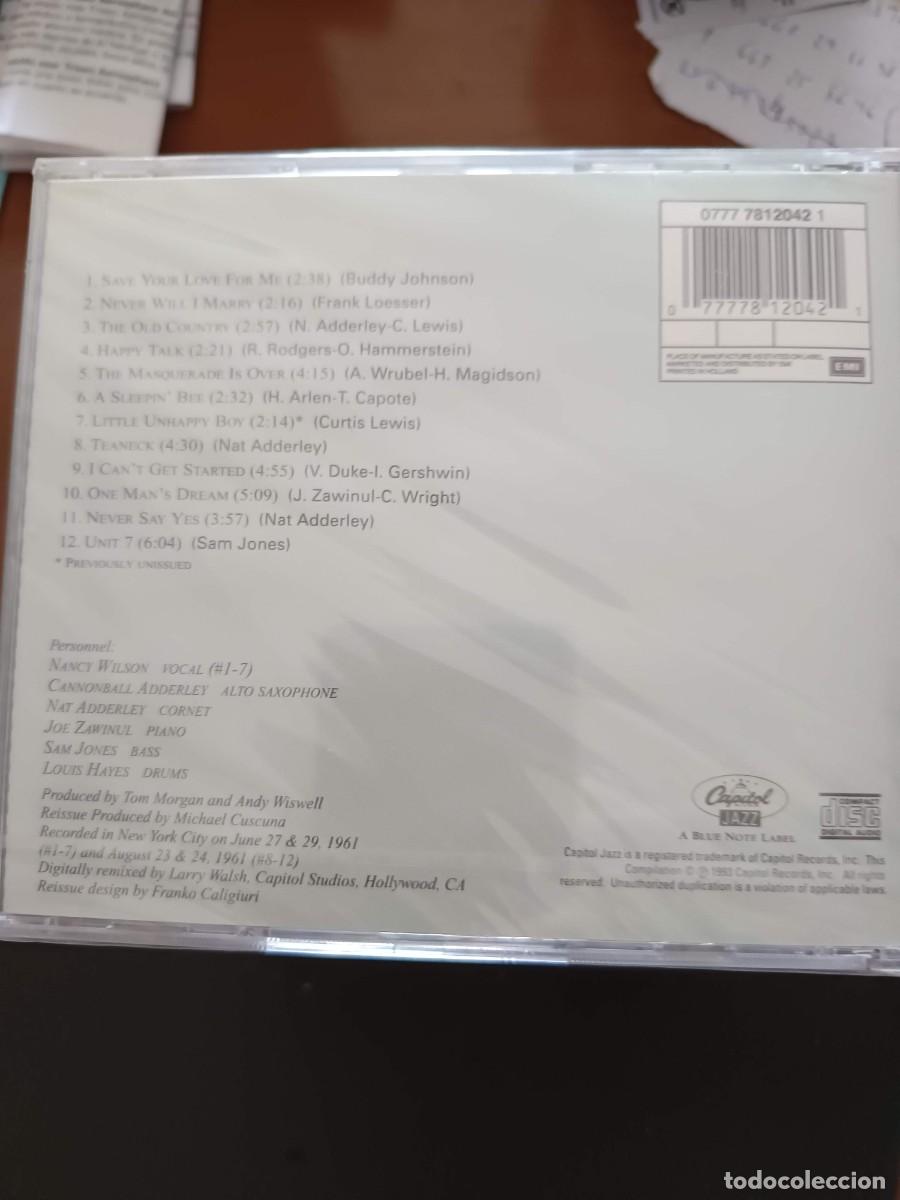 CDs de m&uacute;sica: NANCY WILSON / CANNONBALL ADDERLEY - Foto 2