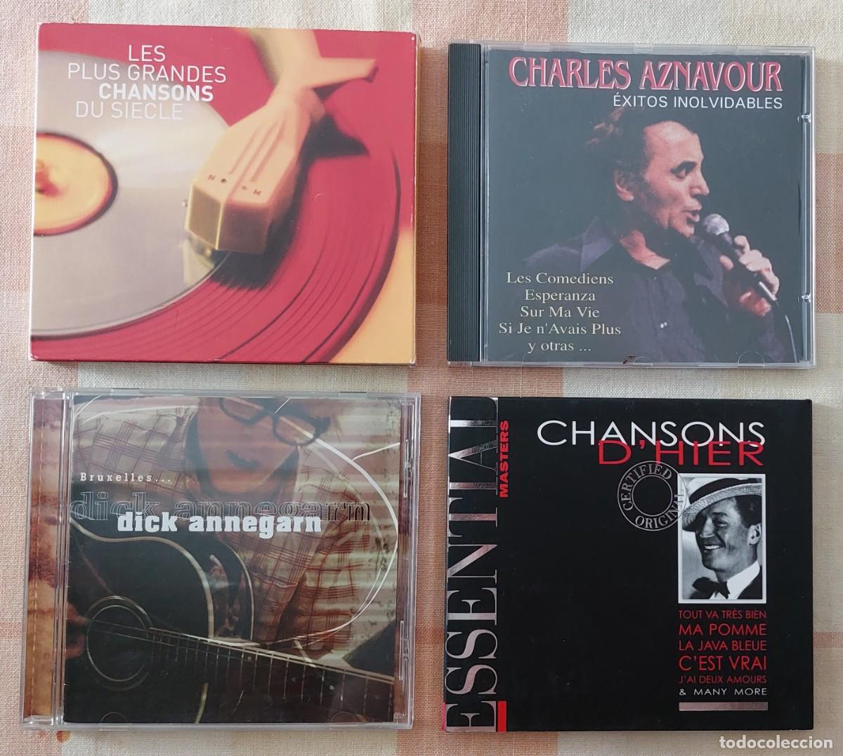 CDs de m&uacute;sica: Lote 4 CDs de m&uacute;sica francesa