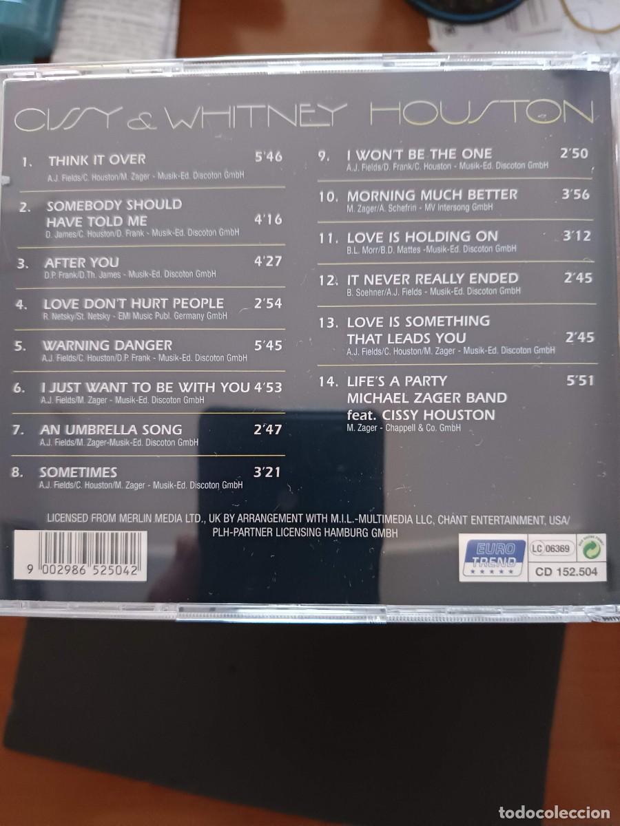 CDs de m&uacute;sica: CISSY & WHITNEY HOUSTON - Foto 2