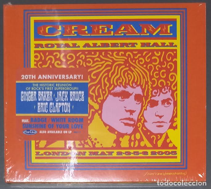 CDs de m&uacute;sica: Cream - Royal Albert Hall London May 2-3-5-6 2005 (Live) - 2CD Surfdog 2025. Nuevo, precintado.