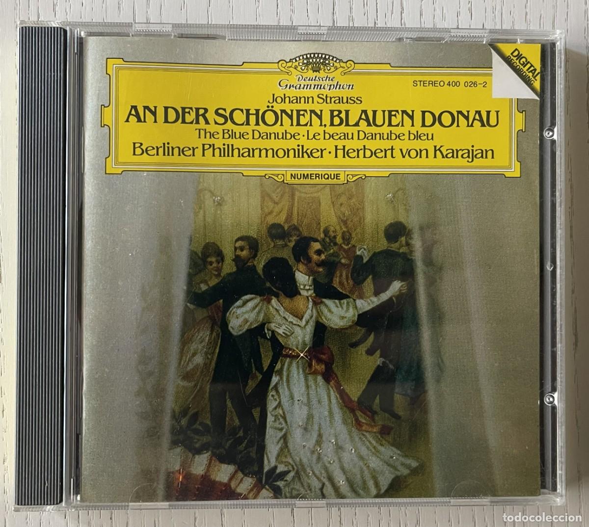 CDs de m&uacute;sica: HERBERT VON KARAJAN BERLINER PHILHARMONIKER &ndash; JOHANN STRAUSS EL DANUBIO AZUL - CD