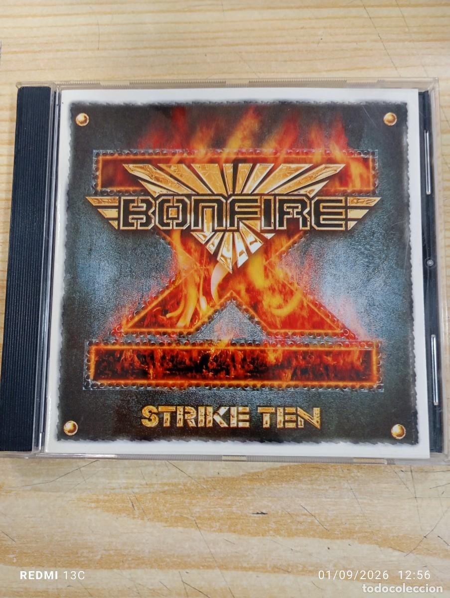 CDs de m&uacute;sica: Cd - Bonfire &lrm;&ndash; Strike Ten - Excelente copia