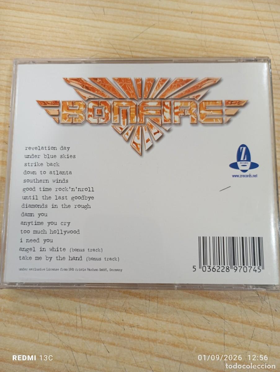 CDs de m&uacute;sica: Cd - Bonfire &lrm;&ndash; Strike Ten - Excelente copia - Foto 3