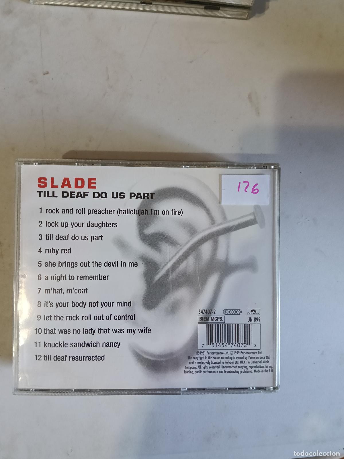 CDs de m&uacute;sica: SLADE - TILL DEAF DO US PART - CD - Foto 2
