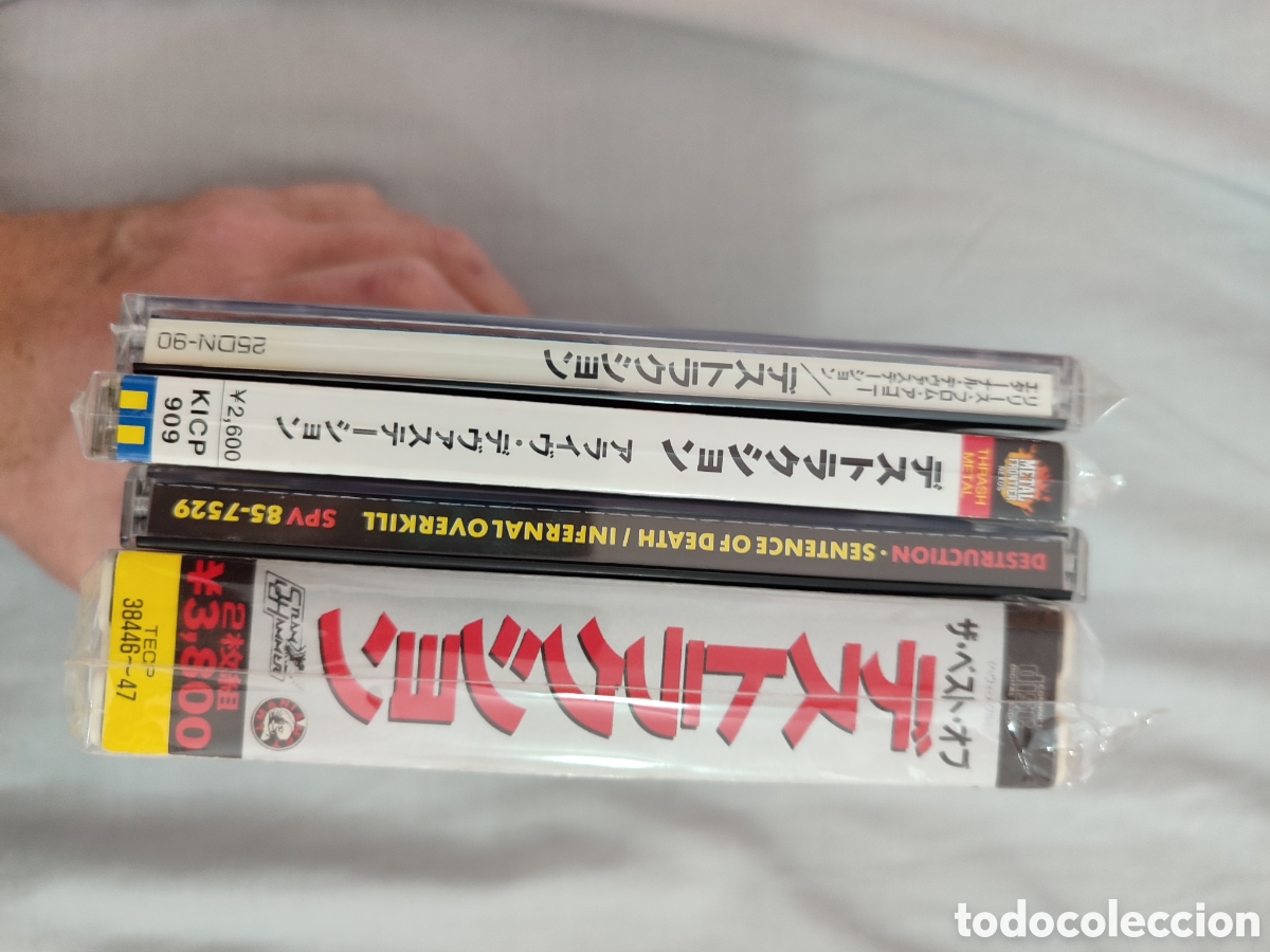 CDs de m&uacute;sica: Destruction CDs japoneses lote - Foto 3