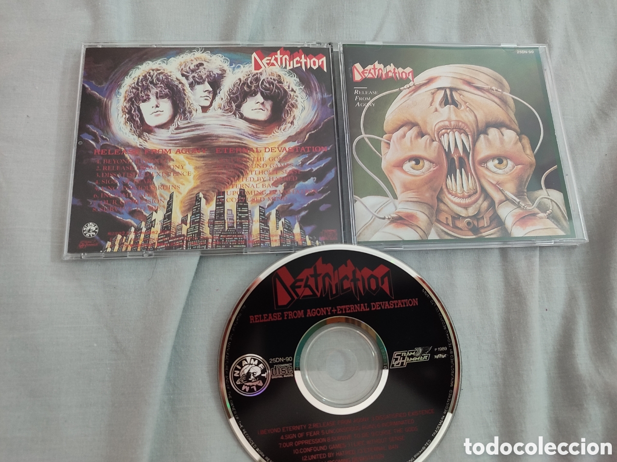 CDs de m&uacute;sica: Destruction CDs japoneses lote - Foto 5