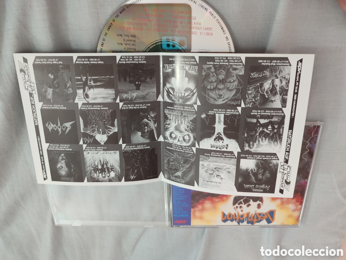 CDs de m&uacute;sica: Destruction CDs japoneses lote - Foto 7