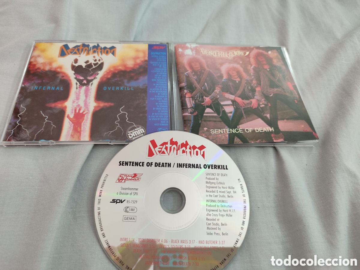 CDs de m&uacute;sica: Destruction CDs japoneses lote - Foto 8
