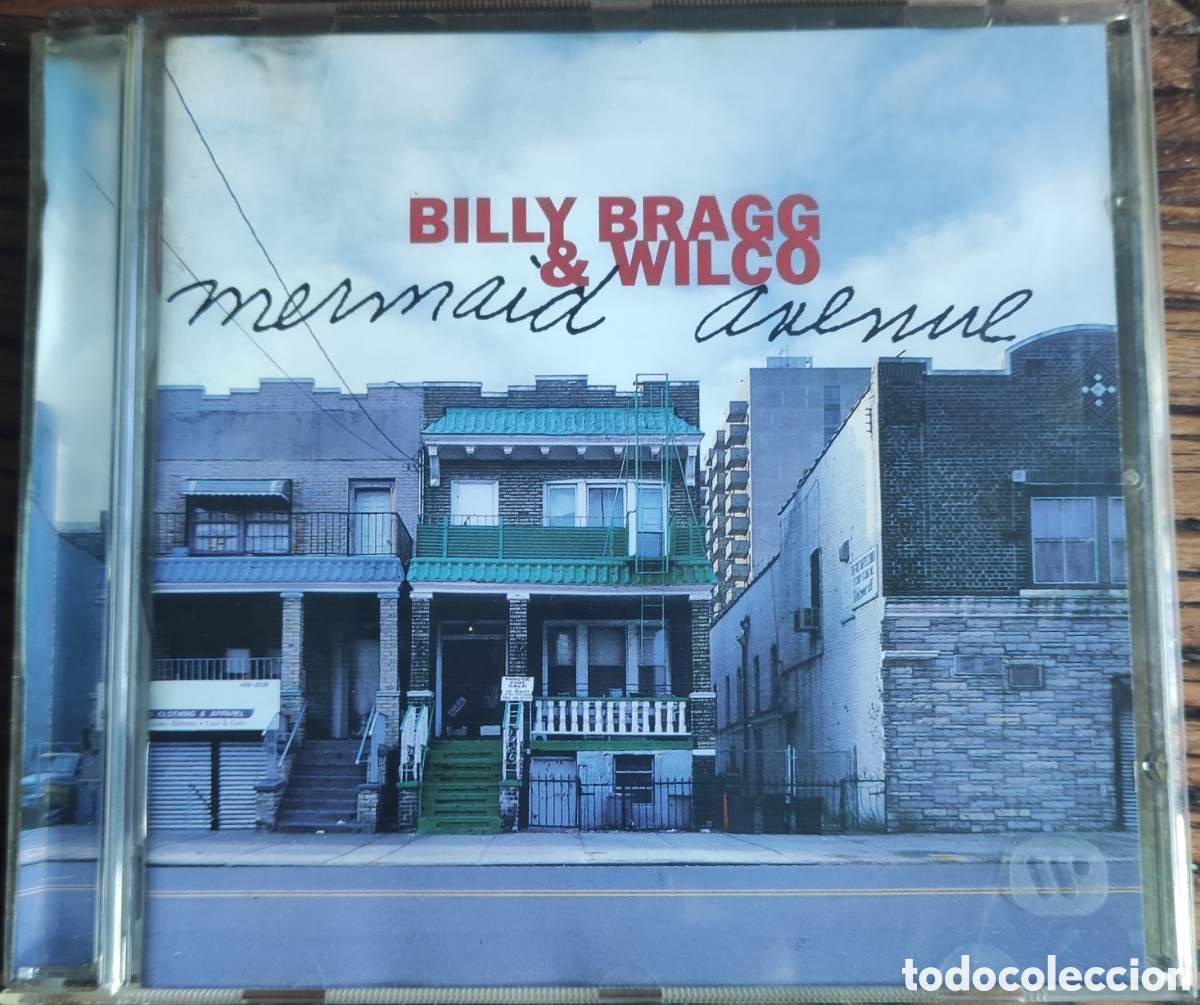 CDs de m&uacute;sica: ​Billy Bragg & Wilco - Mermaid Avenue (CD original Elektra 1998)