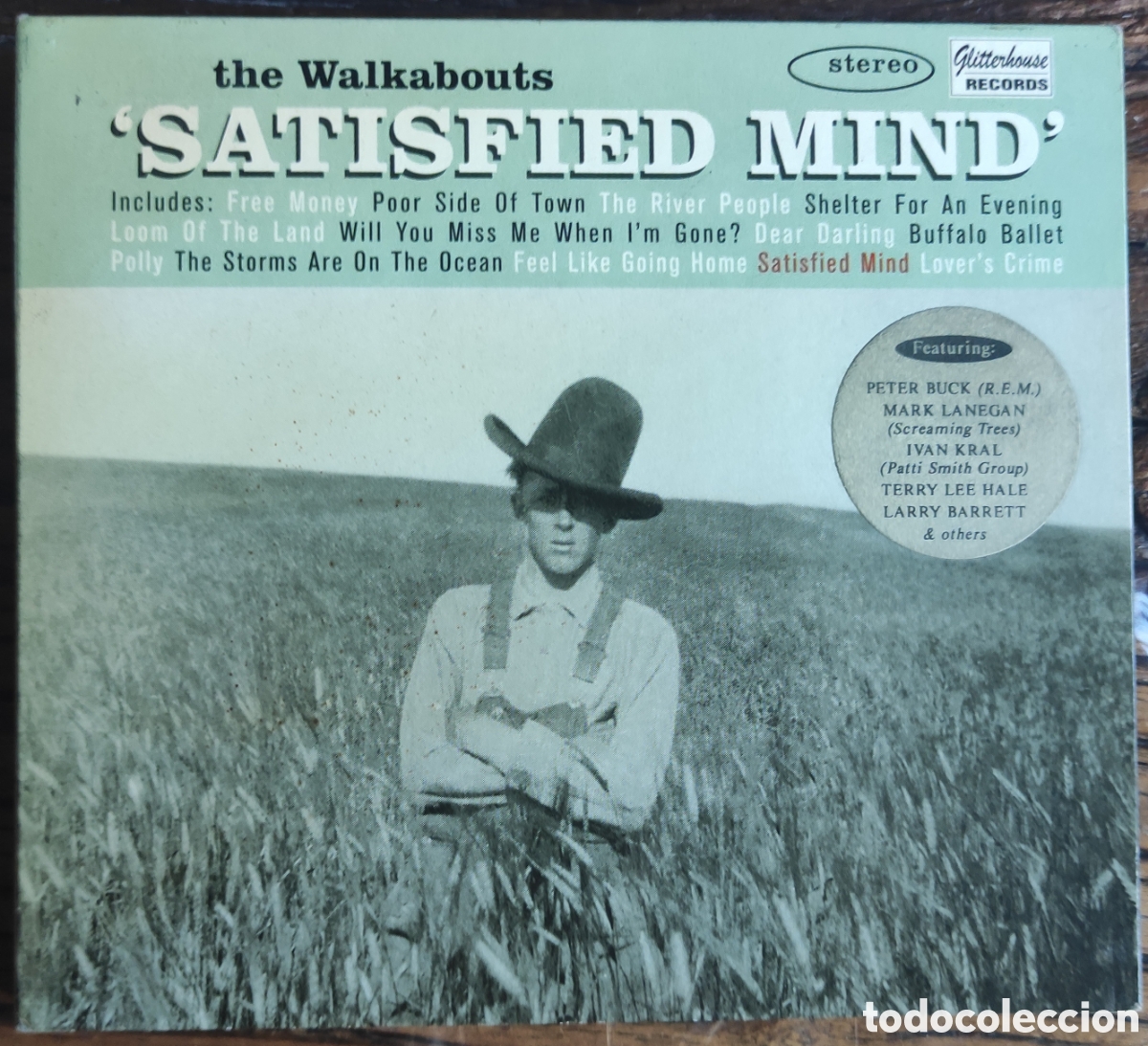 CDs de m&uacute;sica: ​The Walkabouts - Satisfied Mind (CD original, Glitterhouse 1996)