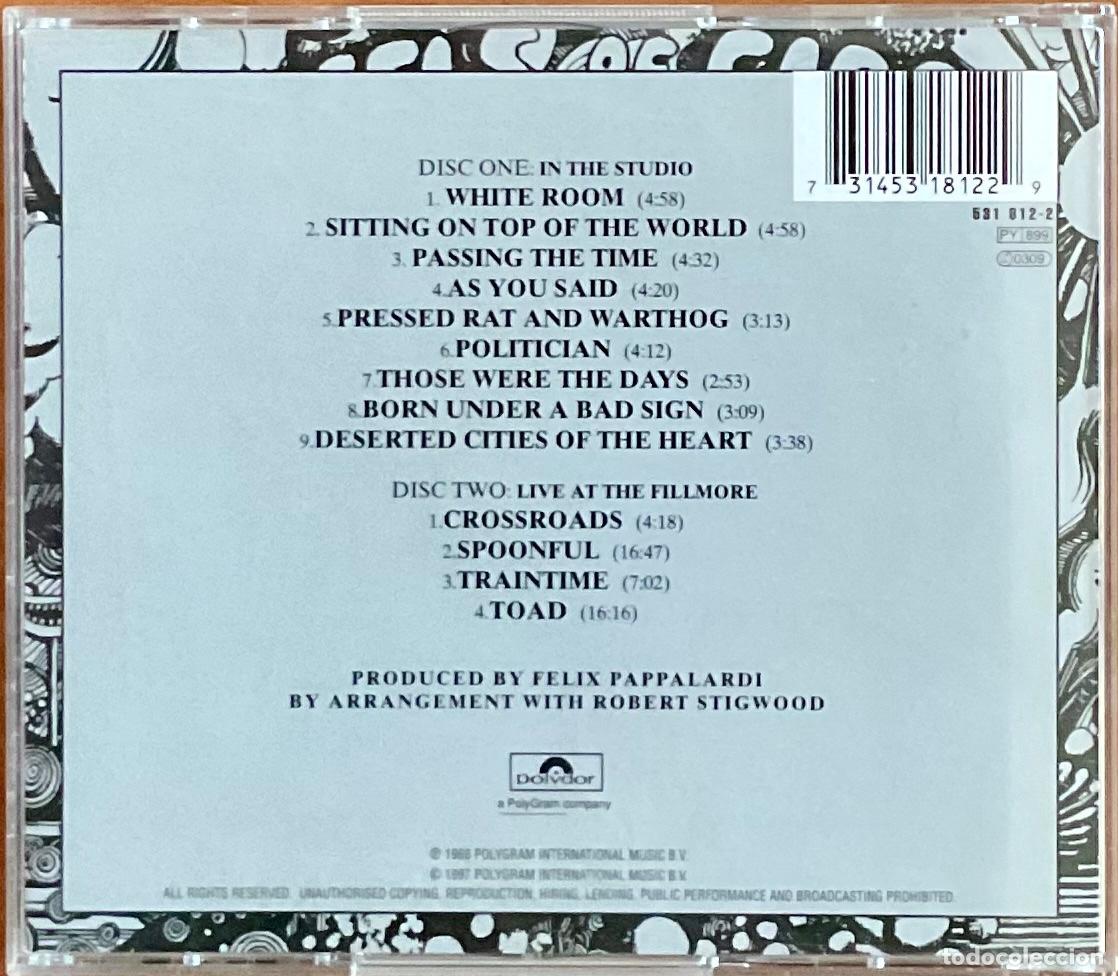 CDs de m&uacute;sica: CREAM - WHEELS OF FIRE - Foto 2