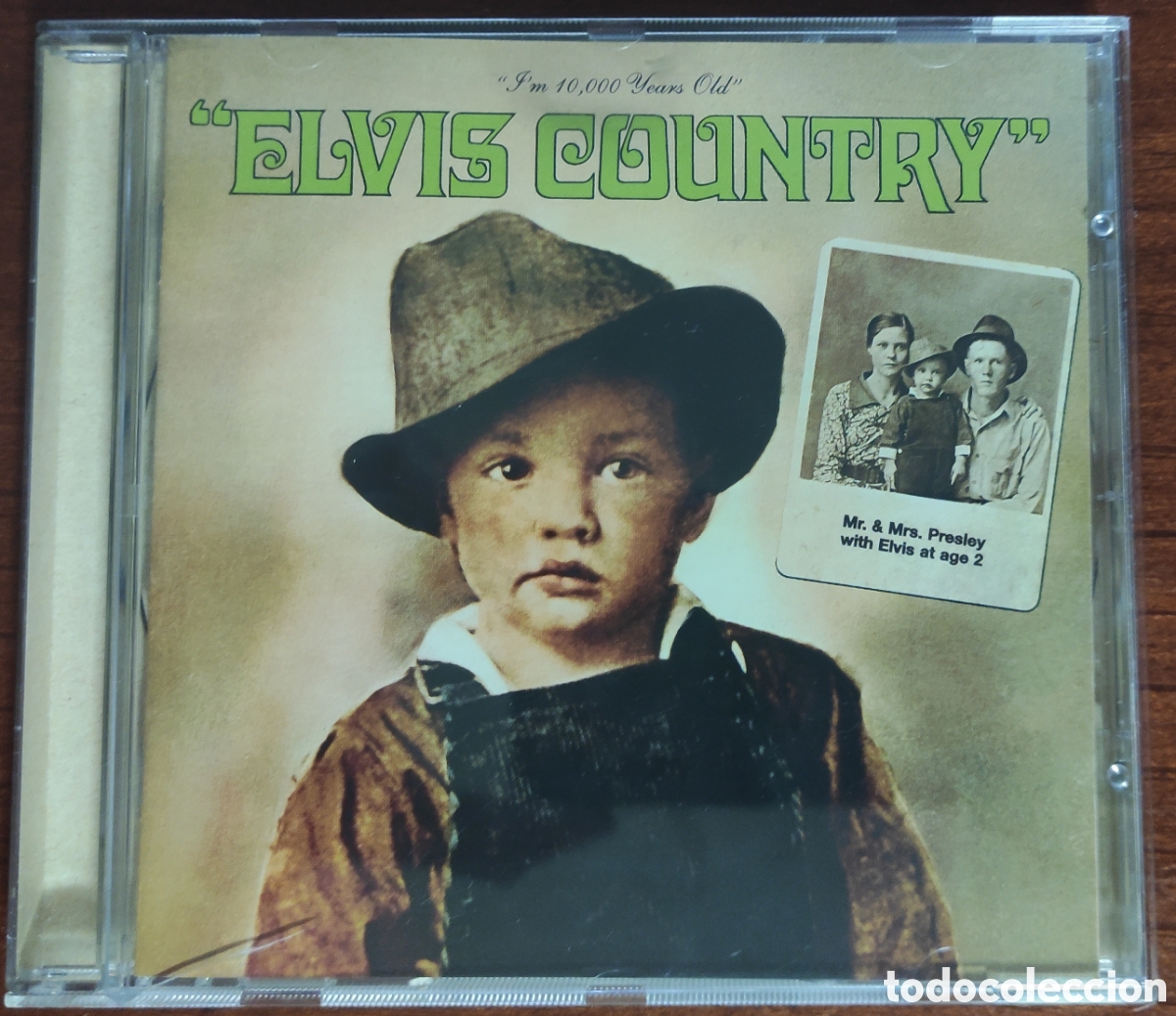 CDs de m&uacute;sica: Elvis Presley - Elvis Country (I'm 10,000 Years Old) (CD edici&oacute;n remasterizada, RCA / BMG 2000)