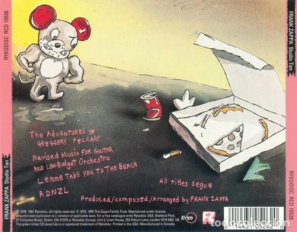 CDs de m&uacute;sica: Frank Zappa &ndash; Studio Tan - Foto 2