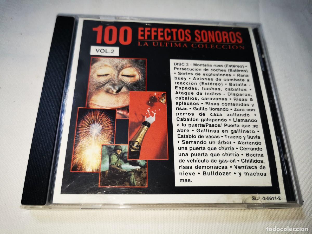 CDs de m&uacute;sica: 100 EFECTOS SONOROS Vol 2 LA ULTIMA COLECCION CD ALBUM CANADA CONTIENE 100 EFECTOS