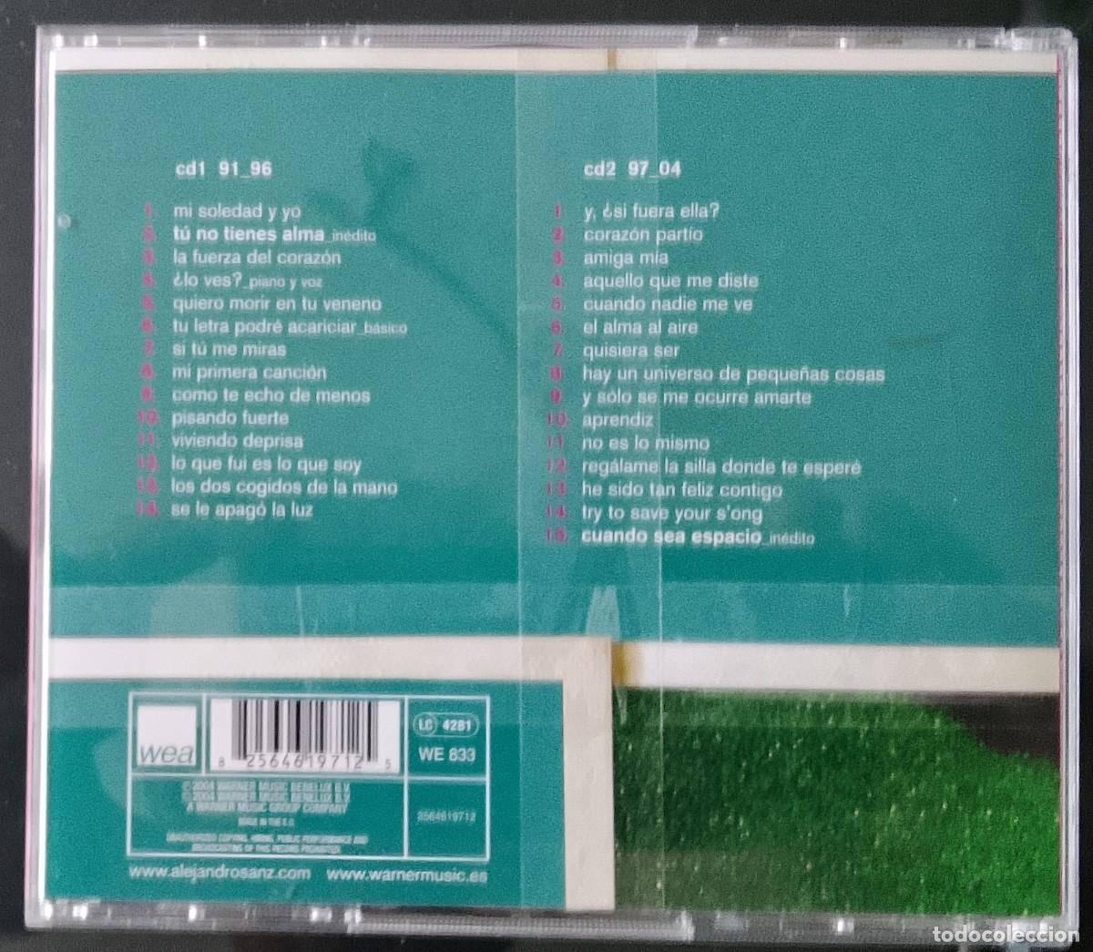 CDs de m&uacute;sica: Alejandro Sanz. Grandes &eacute;xitos 91_04. CD. - Foto 2