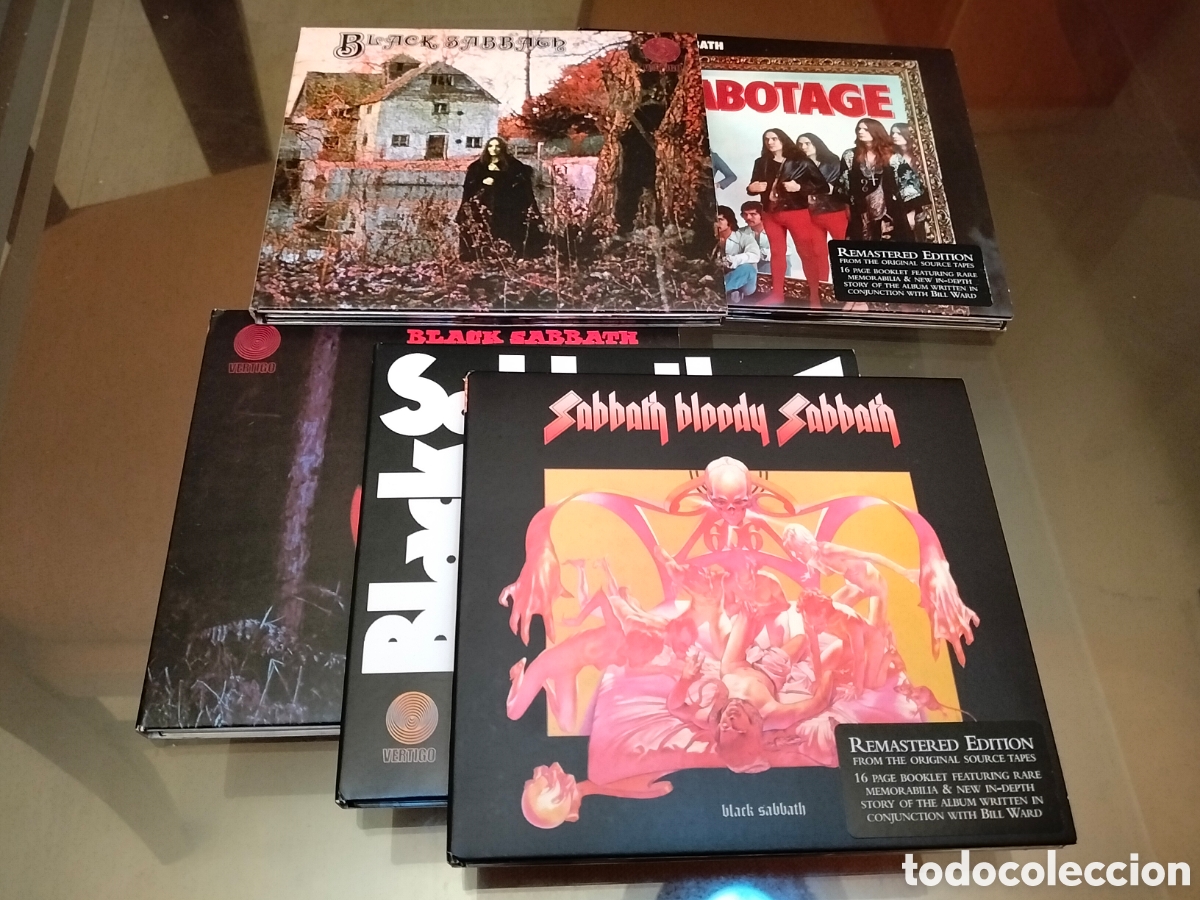 CD de M&uacute;sica: Black Sabbath Remasters 5CD Ozzy Osbourne Iommi