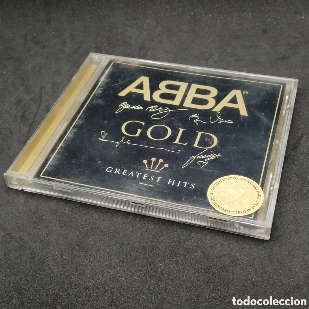 CDs de m&uacute;sica: ABBA - GOLD - FIRMAS EN RELIEVE EN LA CAJA - GREATEST HITS - 1999 - DISCO VERIFICADO