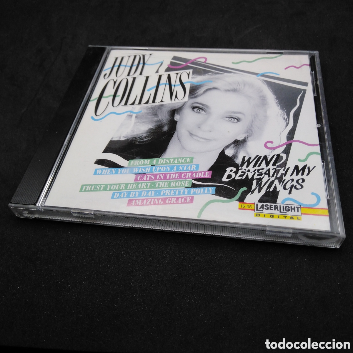 CDs de m&uacute;sica: JUDY COLLINS - WIND BENEATH MY WINGS - CD - 1992 - DISCO VERIFICADO