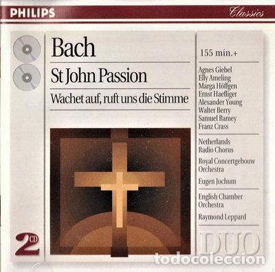 CDs de m&uacute;sica: Bach: St. John Passion / Wachet auf, ruft uns die Stimme- 0028946217320