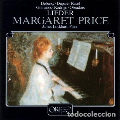 CDs de m&uacute;sica: Margaret Price chante Debussy, Duparc, Granados : Lieder- 4011790038124