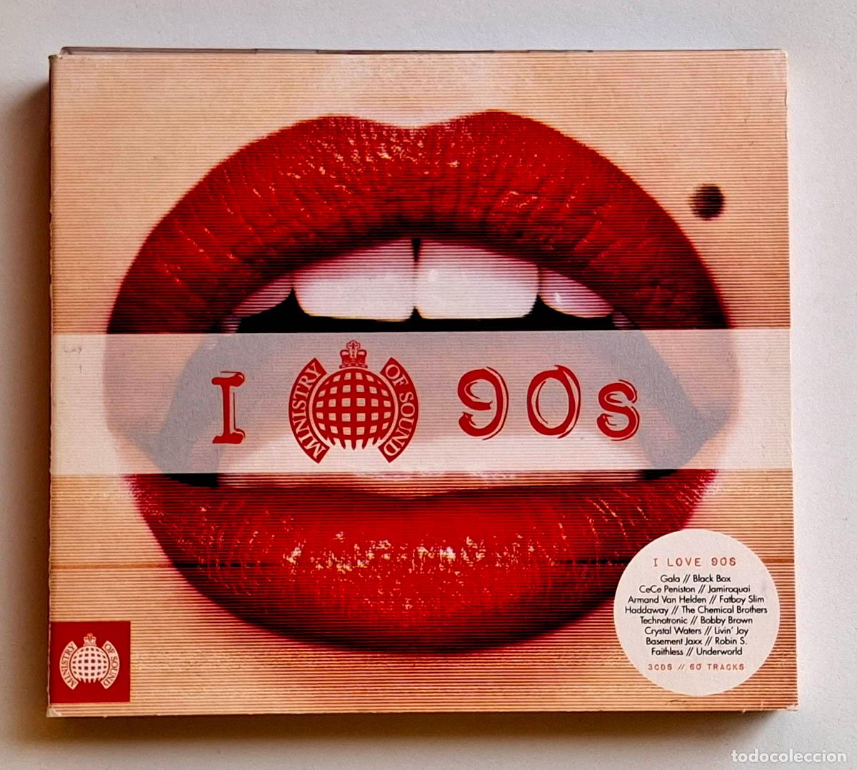 CDs de m&uacute;sica: I love 90's, 3 discos
