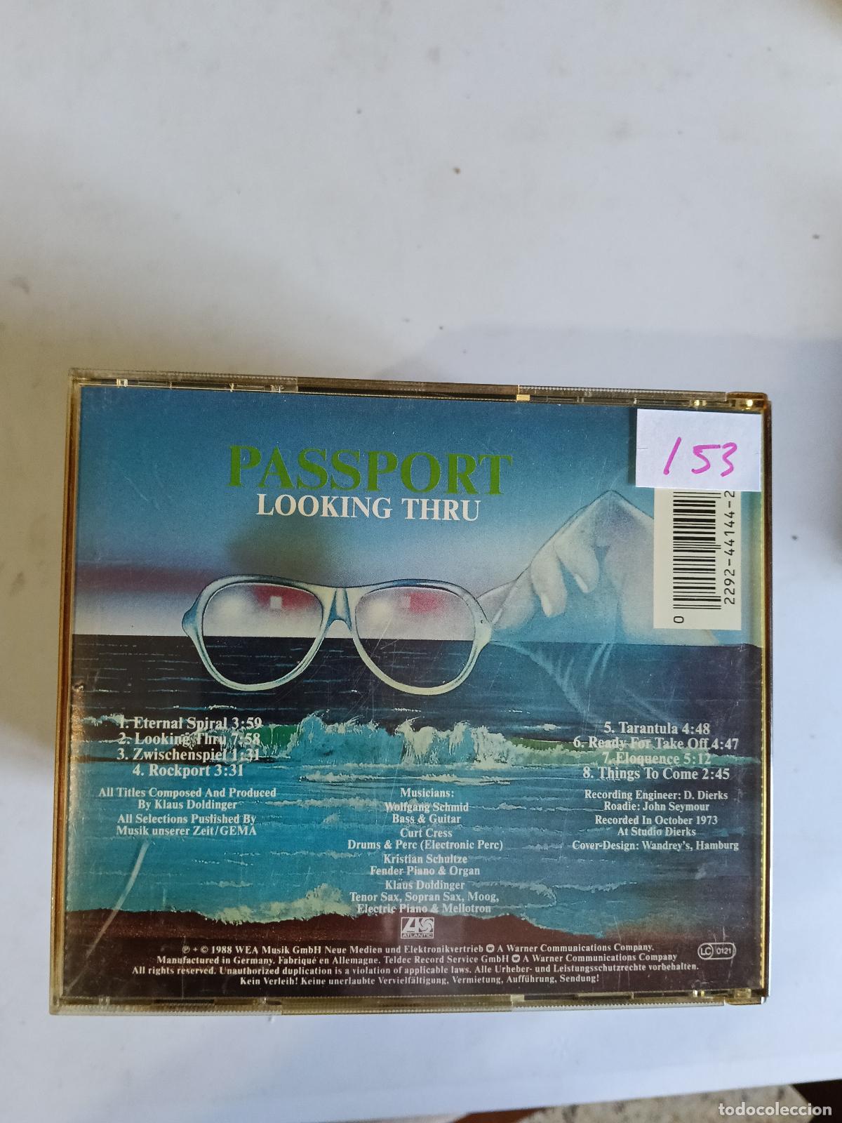 CDs de m&uacute;sica: PASSPORT LOOCKING THRU CD (MUY RARO) - Foto 2