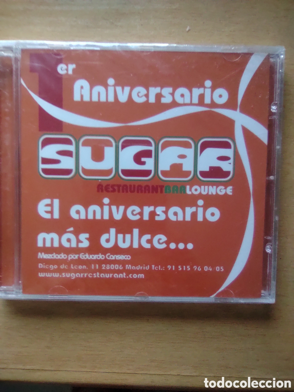 CDs de m&uacute;sica: CD Precintado 1 Aniversario Sugar Restaurante