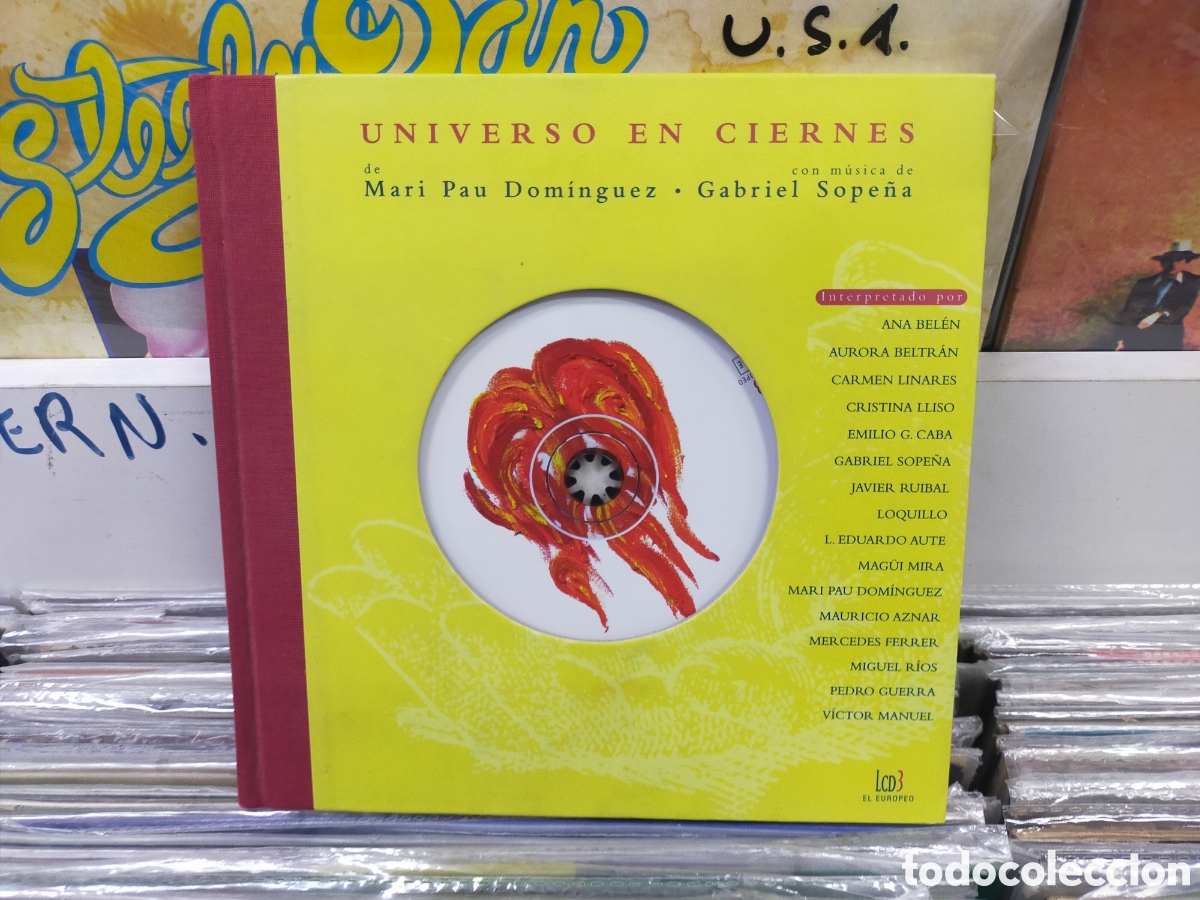 CDs de m&uacute;sica: Universo en ciernes cd libro mari pau Dom&iacute;nguez Gabriel Sope&ntilde;a el europeo 1996