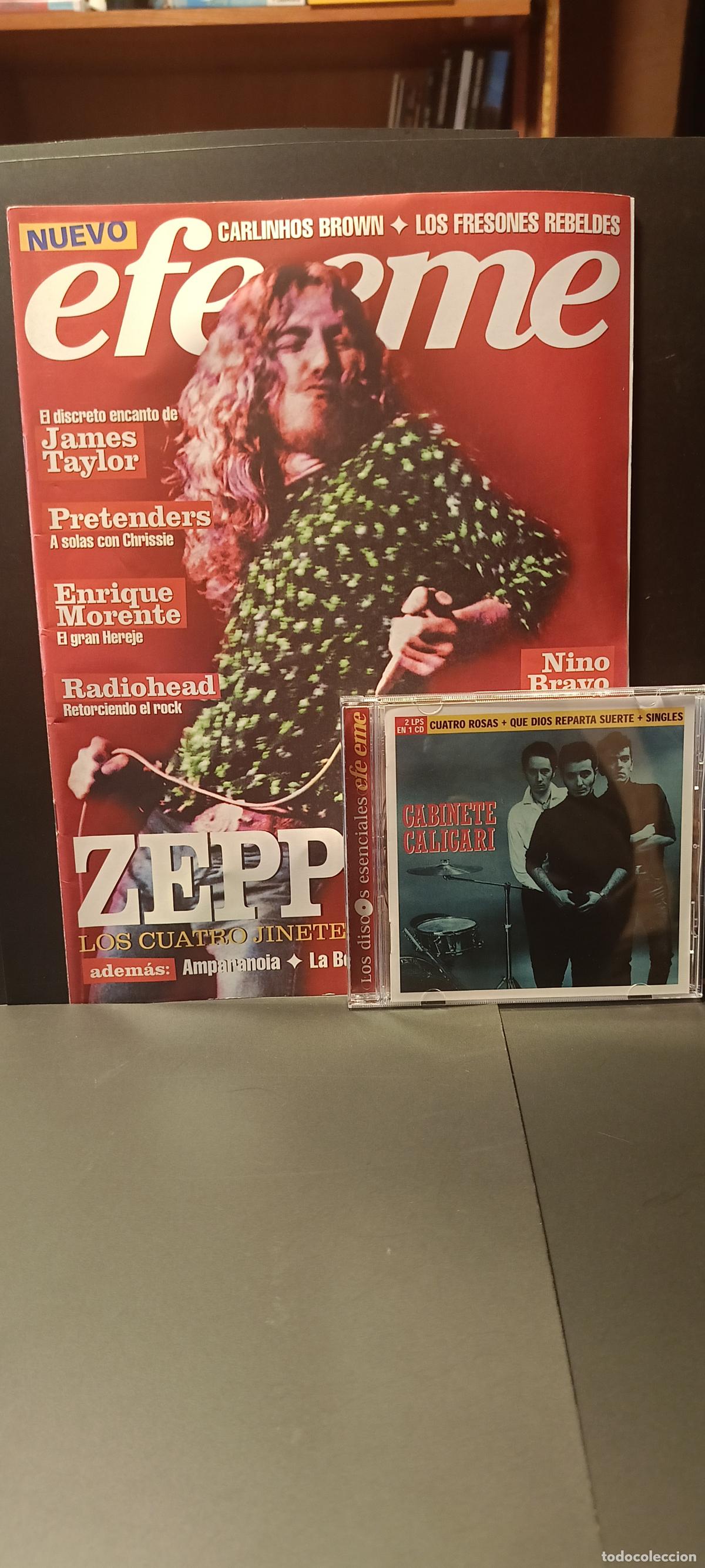 CDs de m&uacute;sica: GABINETE CALIGARI + EFE EME 49 2LPS EN 1 CD + REVISTA N&ordm; 49 ESPA&Ntilde;A 2003 PDELUXE