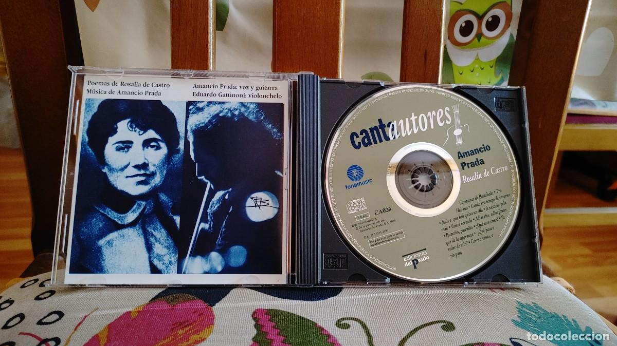 CDs de m&uacute;sica: AMANCIO PRADA-CD ROSALIA DE CASTRO - Foto 2