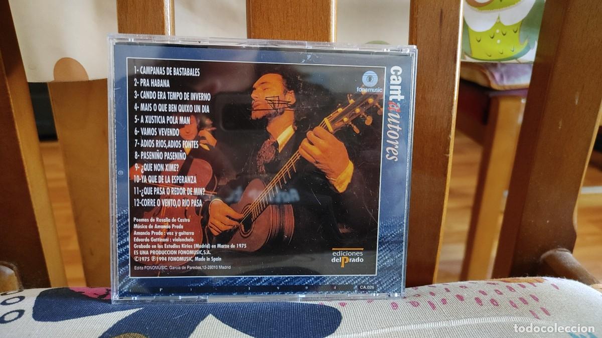 CDs de m&uacute;sica: AMANCIO PRADA-CD ROSALIA DE CASTRO - Foto 3