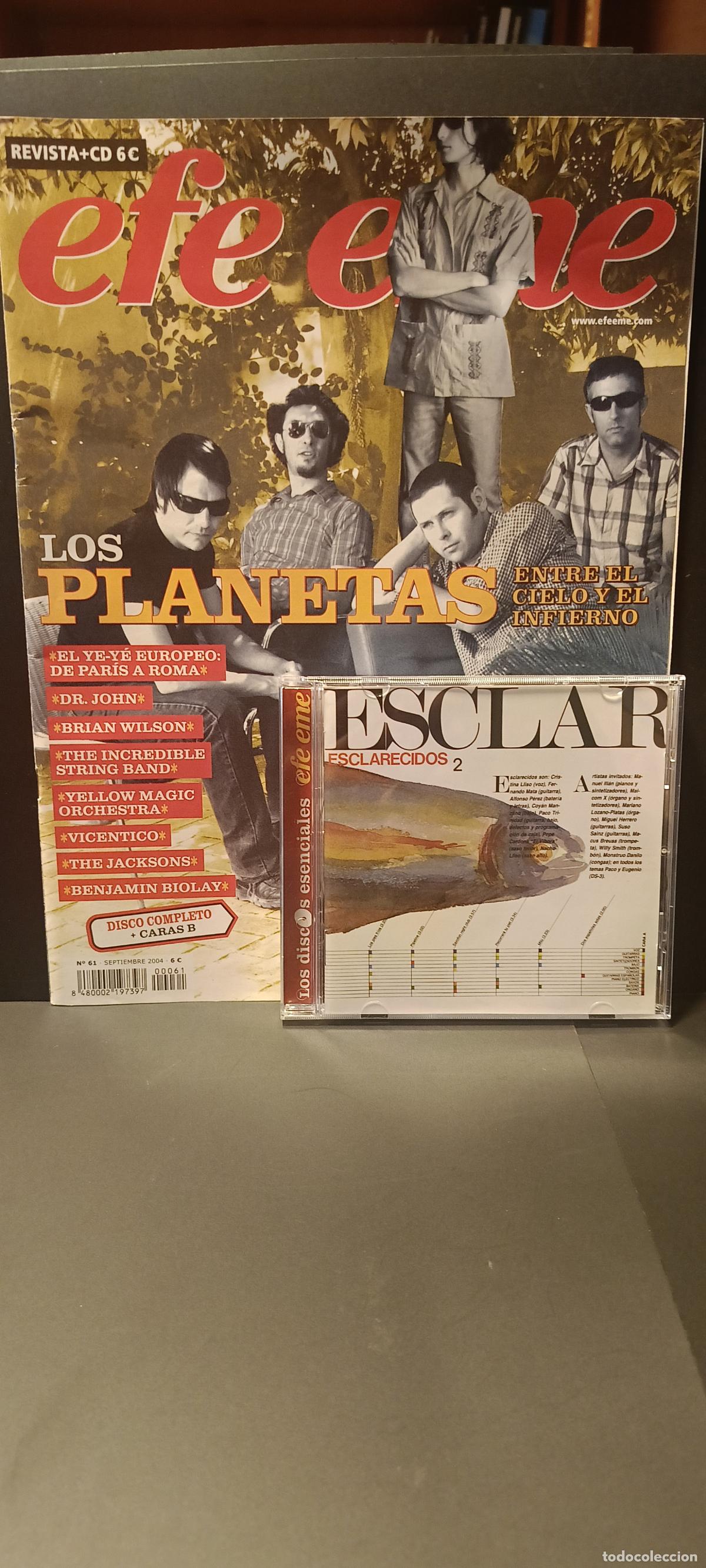 CDs de m&uacute;sica: ESCLARECIDOS + EFE EME N&ordm; 61 CD ESCLARECIDOS + REVISTA 61 ESPA&Ntilde;A 2004 PDELUXE