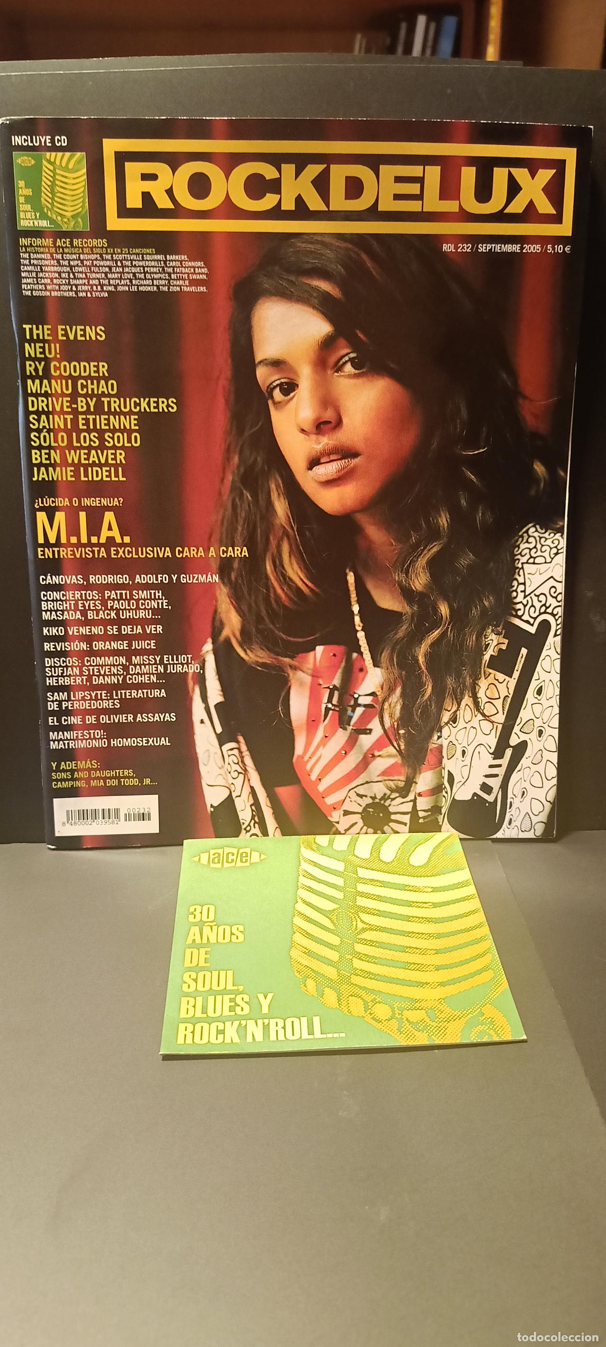 CDs de m&uacute;sica: 30 A&Ntilde;OS DE ACE + ROCK DELUX N&ordm; 232 CD 30 A&Ntilde;OS DE SOUL,BLUES + RDL 232 ESPA&Ntilde;A 2005 PDELUXE
