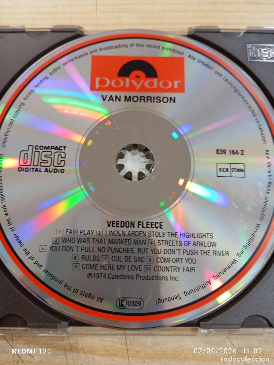 CDs de m&uacute;sica: Cd - Van Morrison &lrm;&ndash; Veedon Fleece - Foto 3