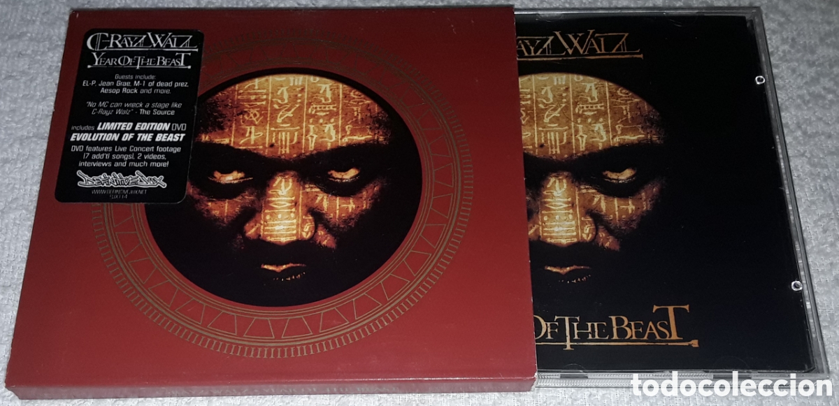 CDs de m&uacute;sica: CD + DVD - C-RAYZ WALZ - YEAR OF THE BEAAST - LIMITED EDITION - MADE IN USA