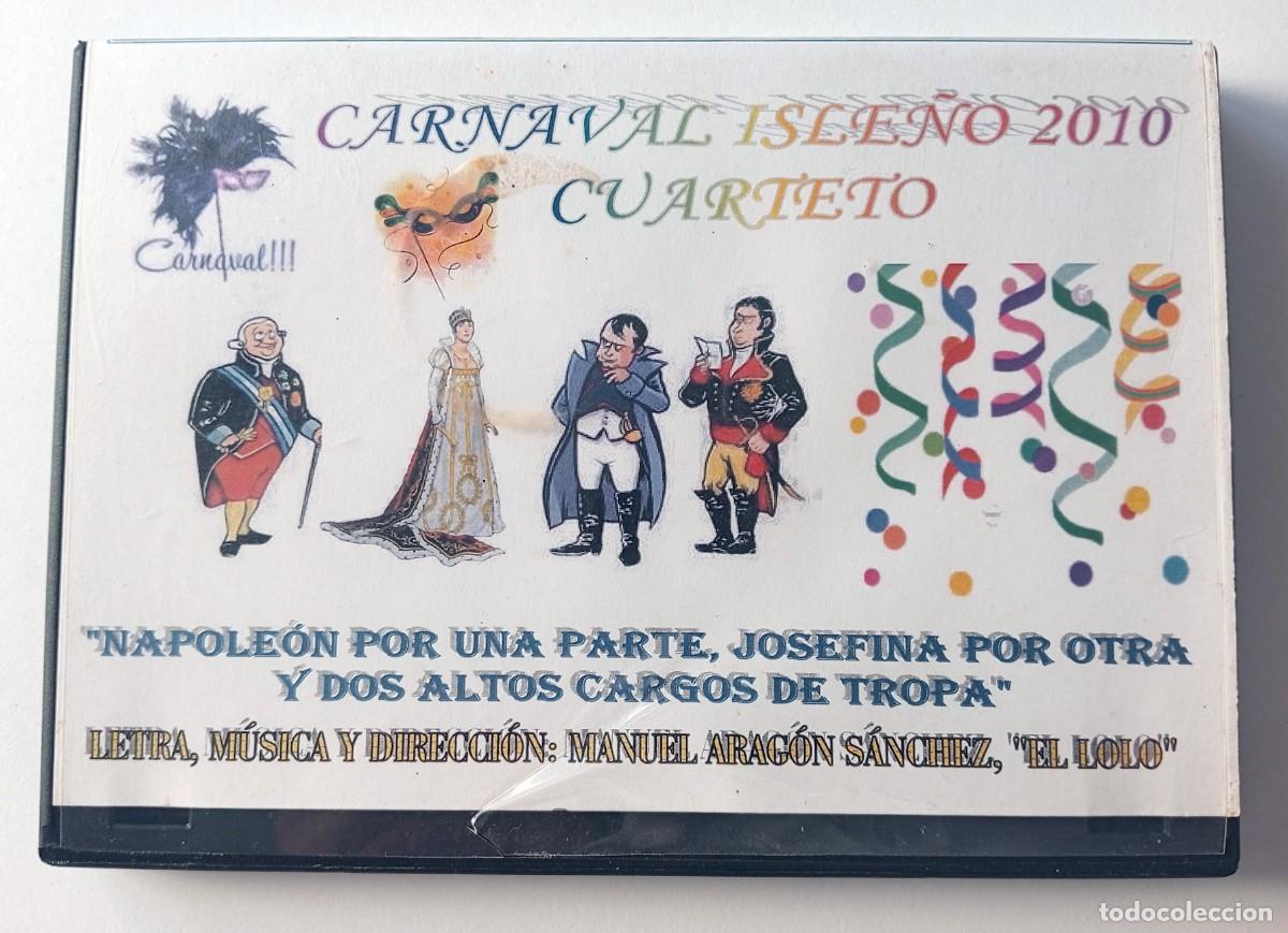 CDs de m&uacute;sica: DVD CARNAVAL DE C&Aacute;DIZ 2010 CUARTETO ISLE&Ntilde;O NAPOLE&Oacute;N POR UNA PARTE, JOSEFINA POR OTRA...