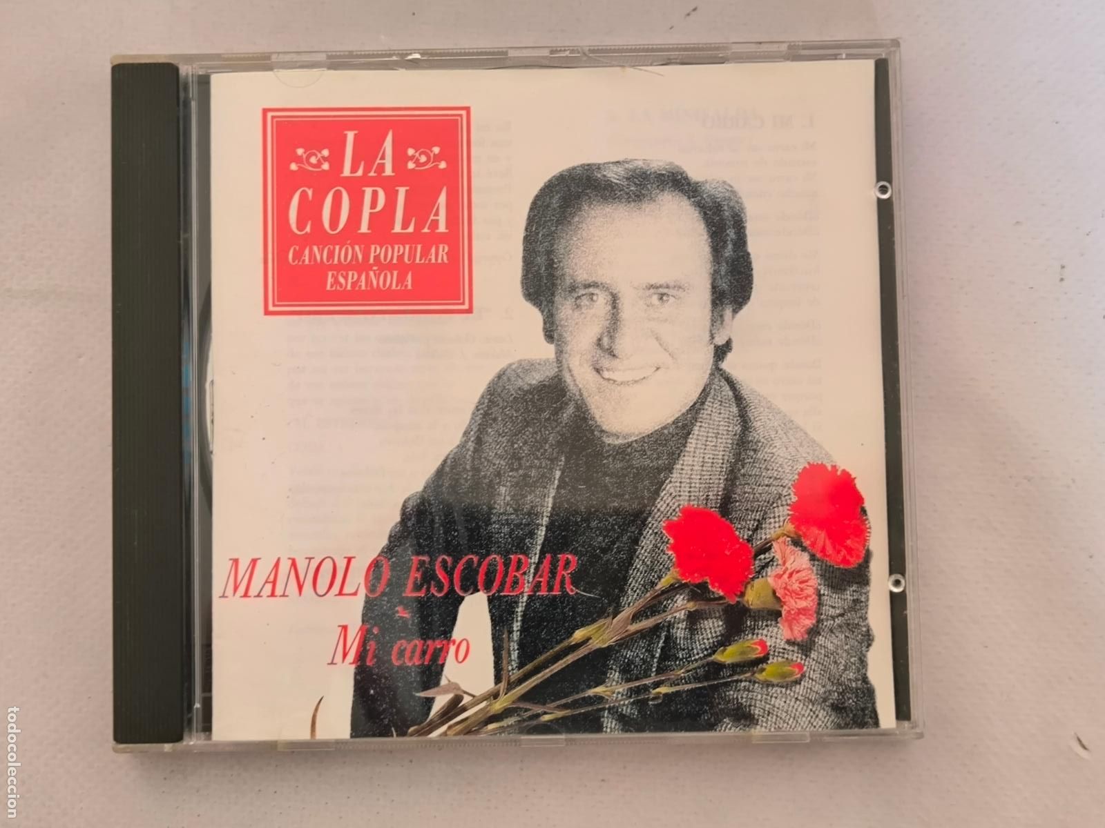 CDs de m&uacute;sica: CD MANOLO ESCOBAR - MI CARRO - LA COPLA - CANCION POPULAR ESPA&Ntilde;OLA (J4)