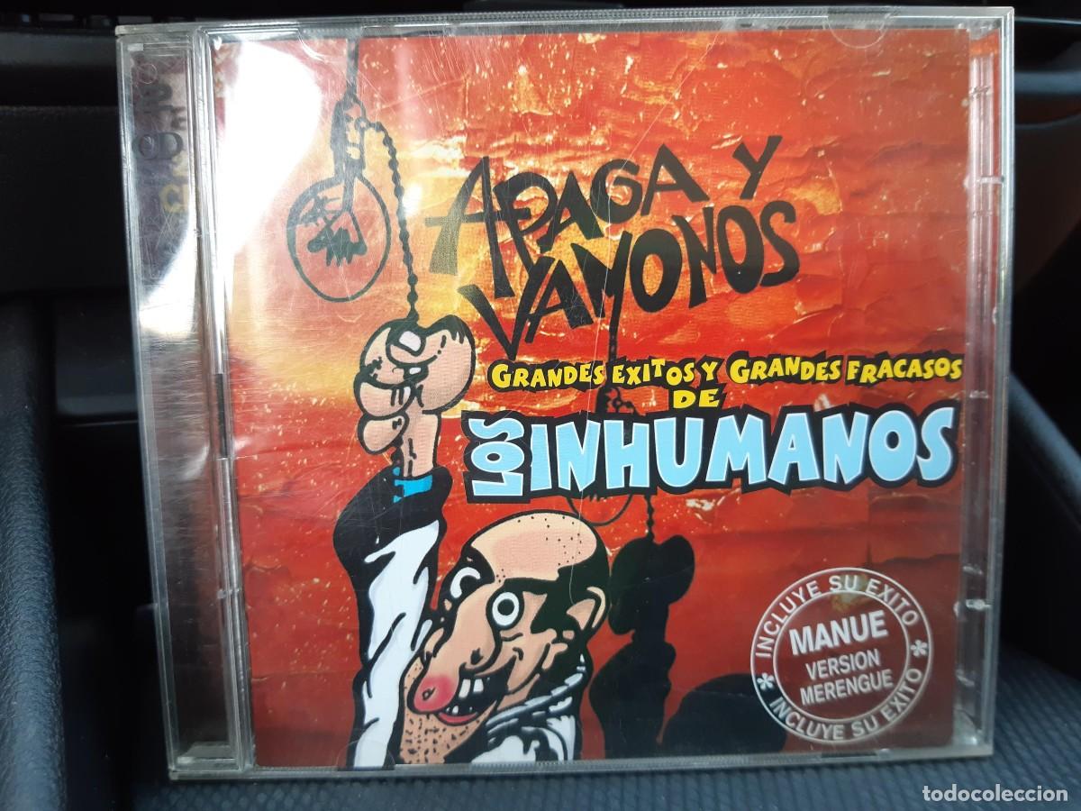 CDs de m&uacute;sica: DOBLE CD -- LOS INHUMANOS -- APAGA Y VAMONOS CD
