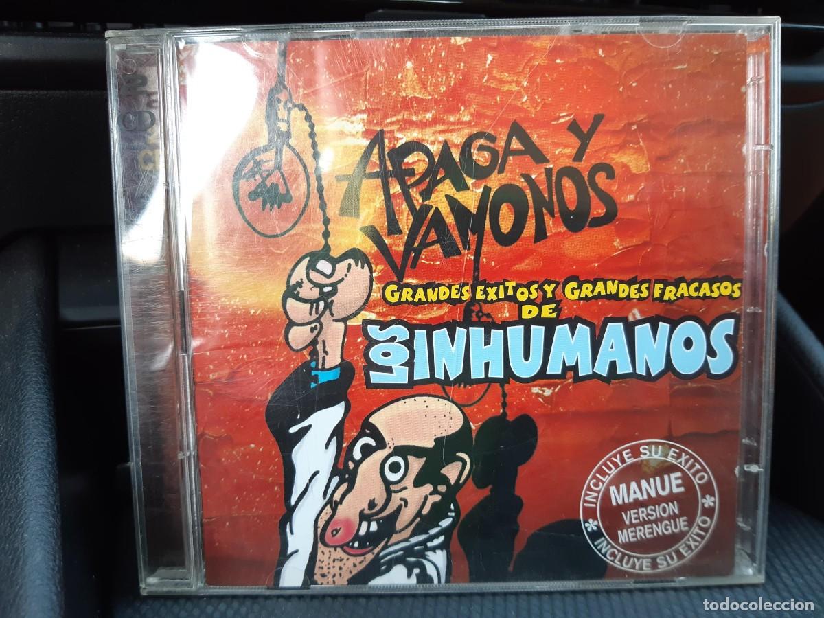 CDs de m&uacute;sica: DOBLE CD -- LOS INHUMANOS -- APAGA Y VAMONOS CD - Foto 2