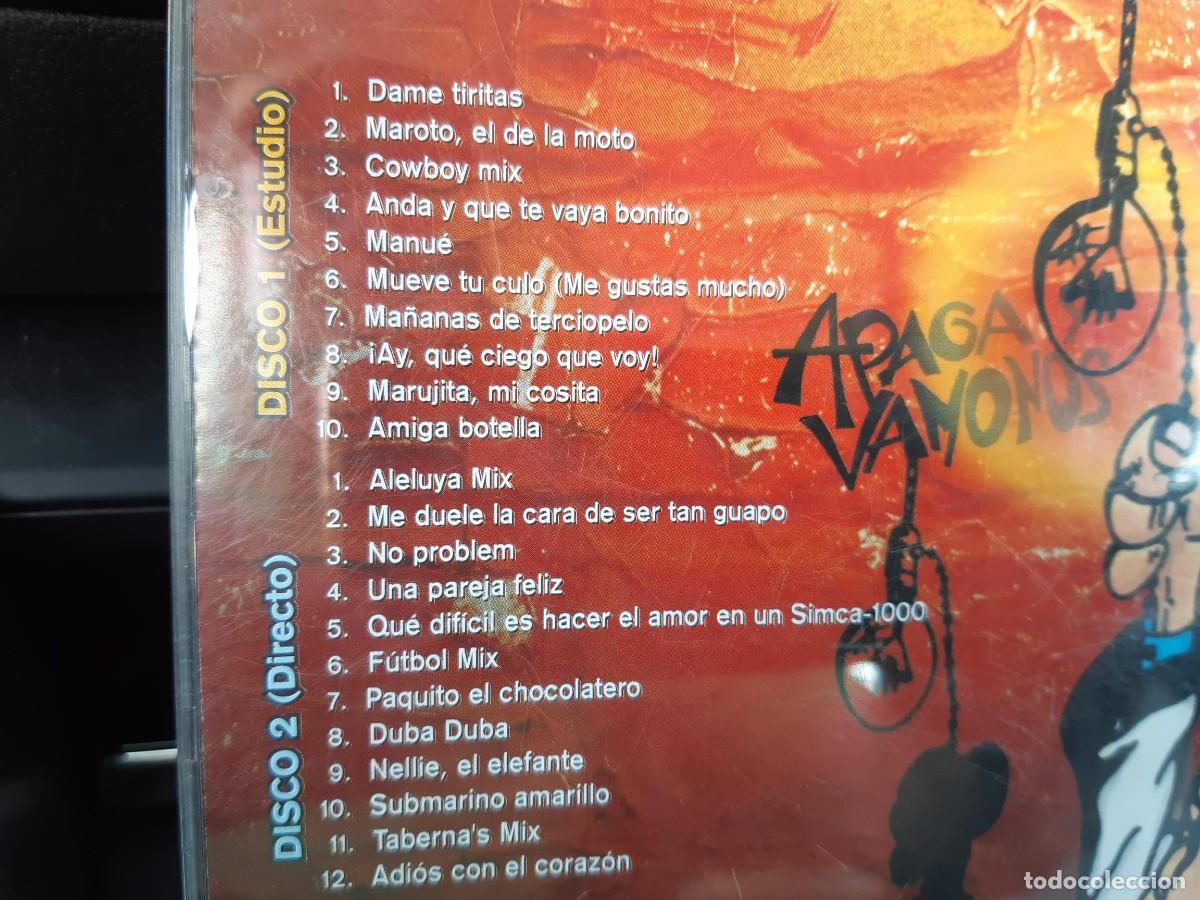 CDs de m&uacute;sica: DOBLE CD -- LOS INHUMANOS -- APAGA Y VAMONOS CD - Foto 4