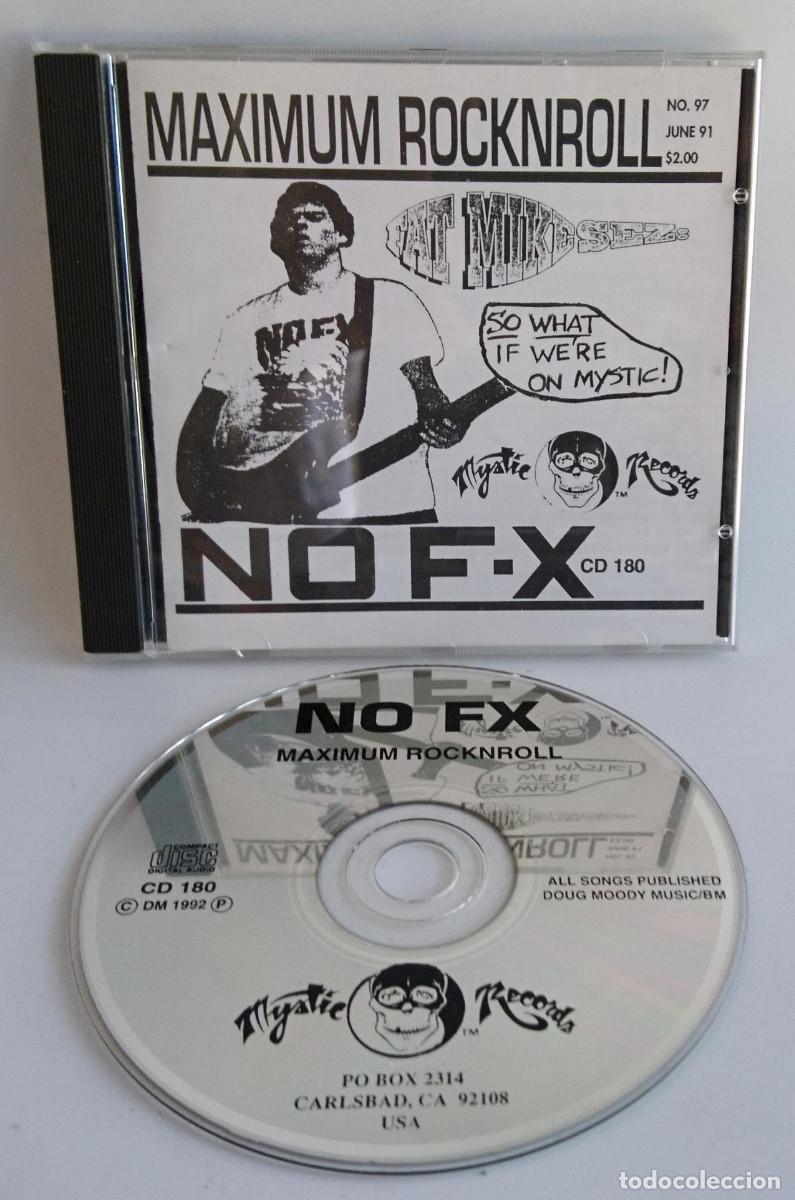 CDs de m&uacute;sica: NO F-X MAXIMUM ROCKNROLL NO 97 JUNE 91 CD 180 EN CD USA A&Ntilde;O 1992 NOFX NO FX