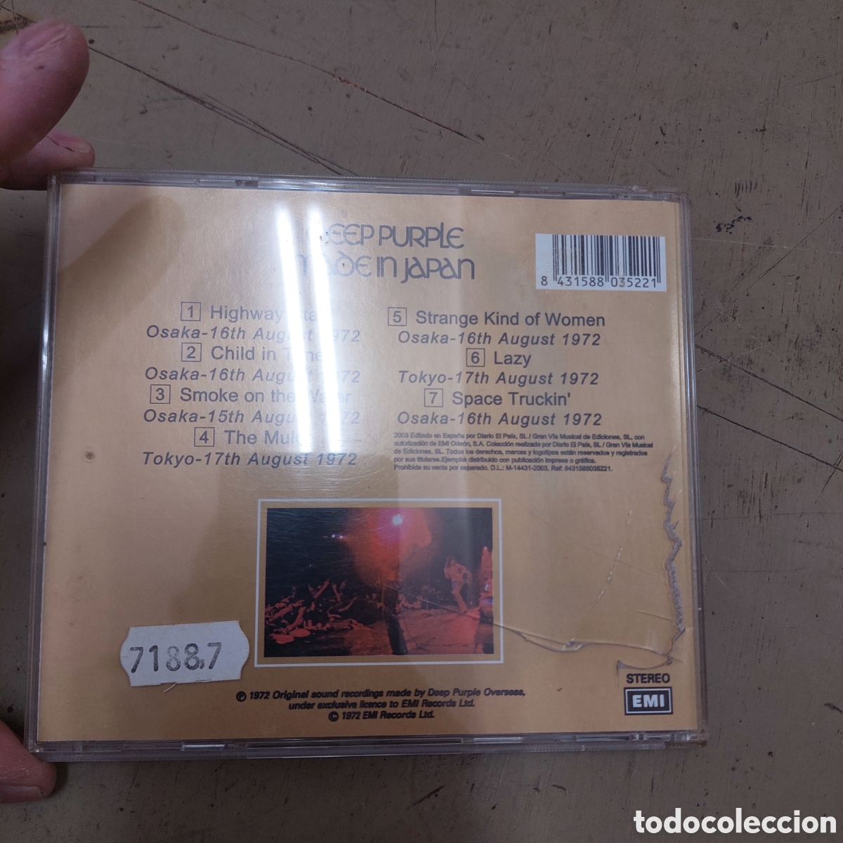 CDs de m&uacute;sica: CD Deep Purple made Japan - Foto 2