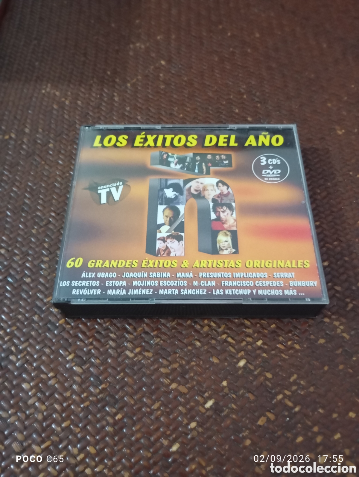 CDs de m&uacute;sica: Los &eacute;xitos del a&ntilde;o 3 CD + DVD como nuevo