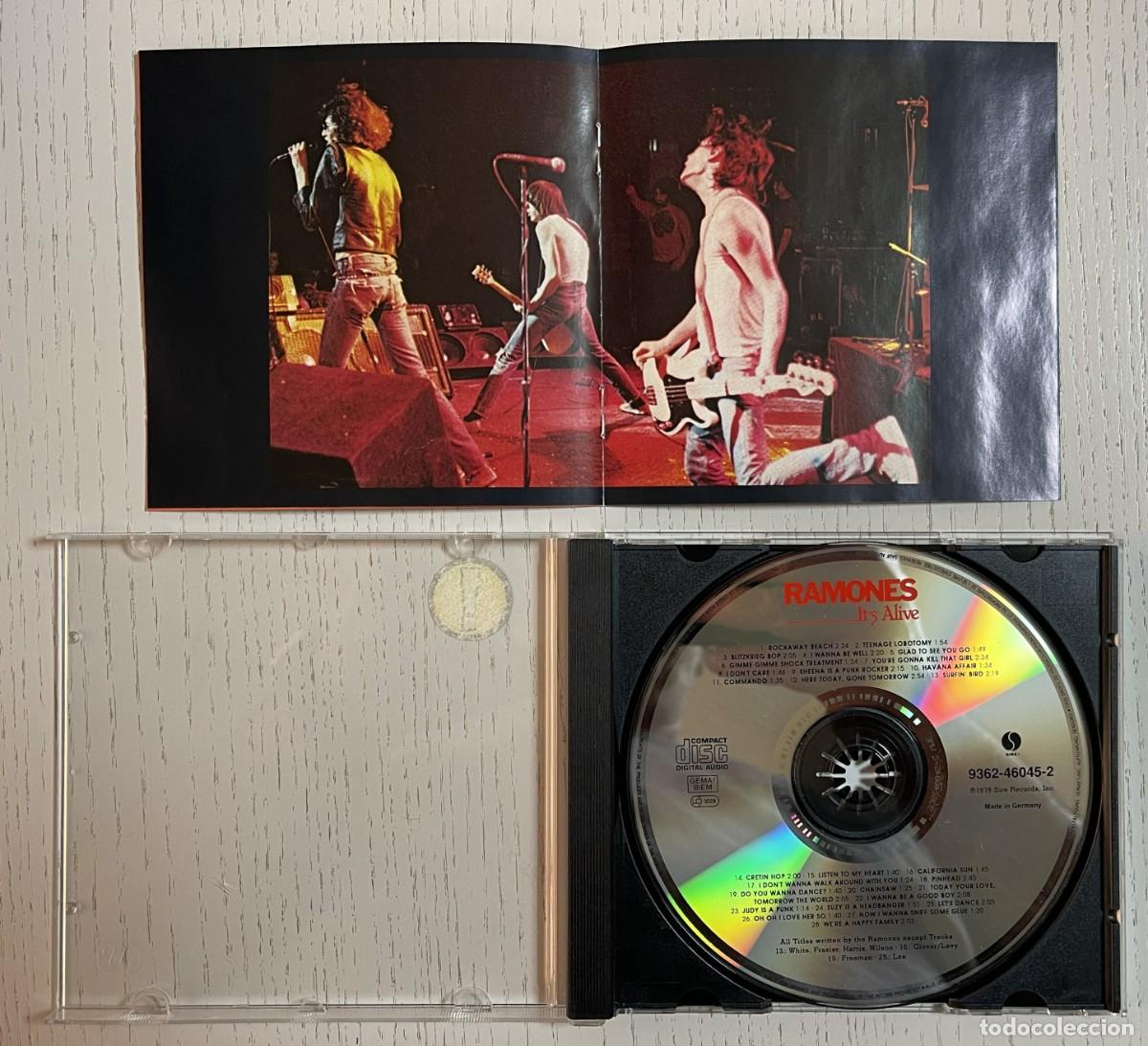 CDs de m&uacute;sica: RAMONES &ndash; IT&rsquo;S ALIVE &ndash; CD - Foto 3