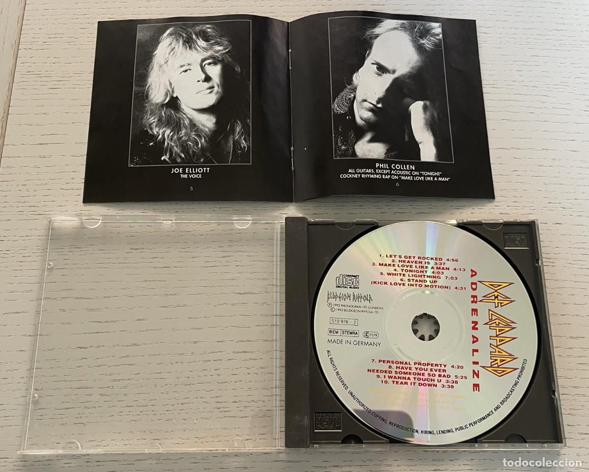 CDs de m&uacute;sica: DEF LEPPARD &ndash; ADRENALIZE &ndash; CD - Foto 3