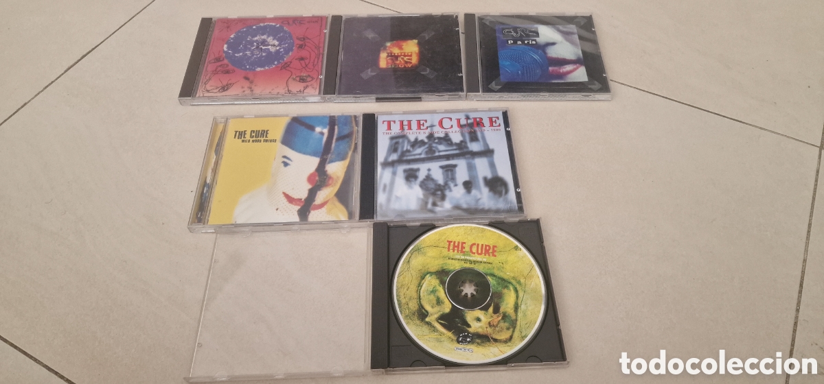 CDs de m&uacute;sica: Lote 6 CDs The Cure, Uno de ellos rareza